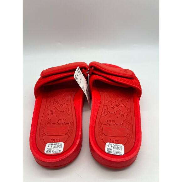 adidas Boost Slide Pharrell Active Red FY6140 Men's Size 7 New. - Picture 7 of 12